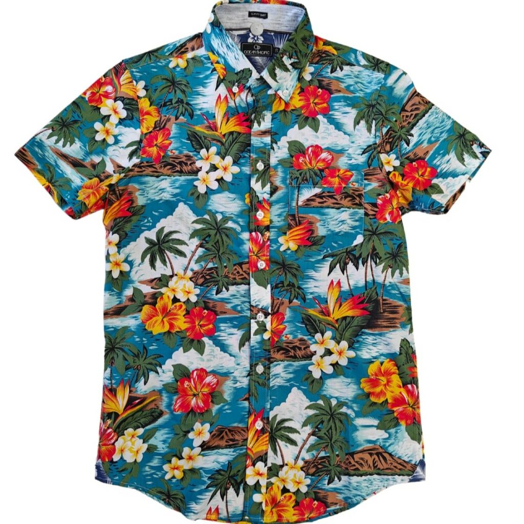 Camisa Hawaiana Ocean Pacific Tropical Slim Fit Tienda Online Skate