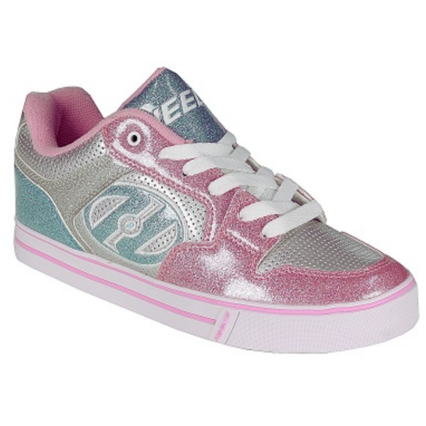 HEELYS MOTION PLUS SILVER/LIGHT PINK/ LIGHT BLUE, ZAPATOS CON RUEDAS, OPORTUNIDAD, COMPRAR ONLINE, ZAPATOS NIÑAS, BARATO.