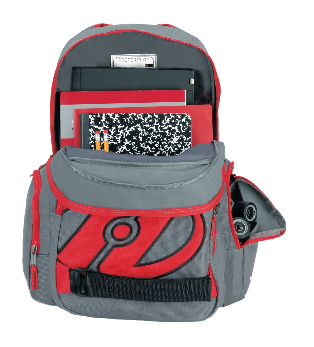 MOCHILA SKATE HEELYS GREY/RED - Tienda Online, Skate, Surf, Wakeboard, Maui  Watersports