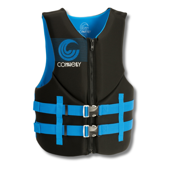 connelly promo blue, chaleco de agua, proteccion playa, comprar online, connely, chaleco de calidad, oportunidad, temporada 2023