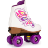 PATINES 4 RUEDAS ROOKIE ADJUSTABLES SKATE BUTTERFLY WHITE - Imagen 2