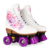 PATINES 4 RUEDAS ROOKIE ADJUSTABLES SKATE BUTTERFLY WHITE - Imagen 3