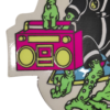 pegatina, sticker, años 80,