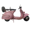 Miniatura SIGNES GRIMALT "Vespa rosa con maletín"