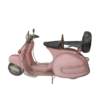 Miniatura SIGNES GRIMALT "Vespa rosa con maletín" - Imagen 2