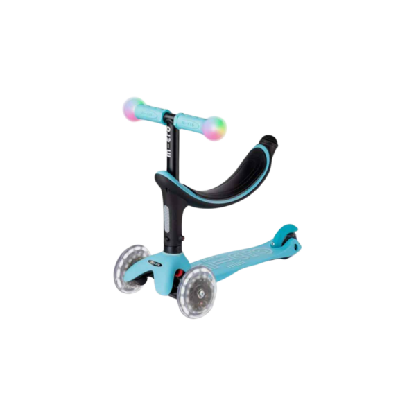 micro evolutivo, patinete infantil 3 ruedas evolutivo, scooter mini micro, luces led ruedas