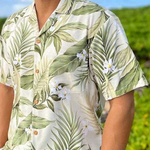 camisa hawaiana, camisa paradise found, paradise found, camisa hecha en hawai, camisa de rayon, temporada 2024