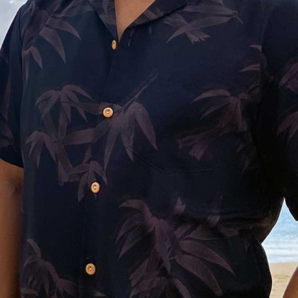 camisa hawaiana, camisa paradise found, camisa hecha en hawai, temporada 2024