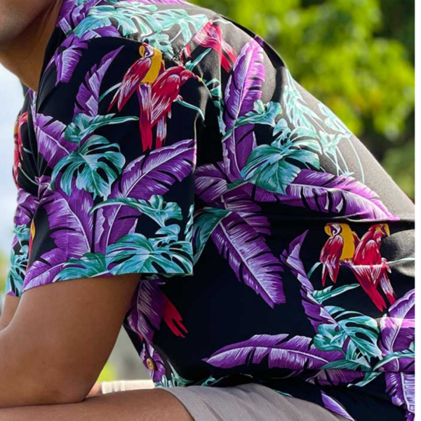camisa hawaiana, paradise found, temporada 2024, hecho en hawai