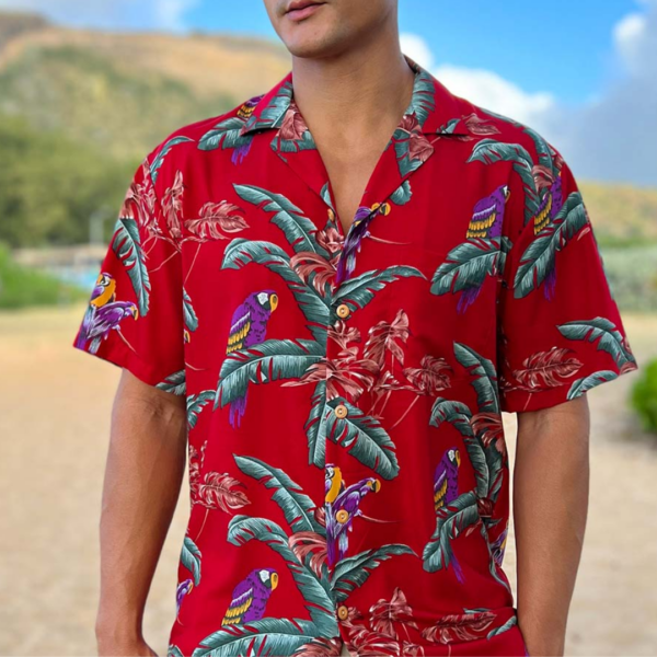 camisa hawaiana, paradise found, comprar camisa hawaiana, 100% algodon, calidad, temporada 2024
