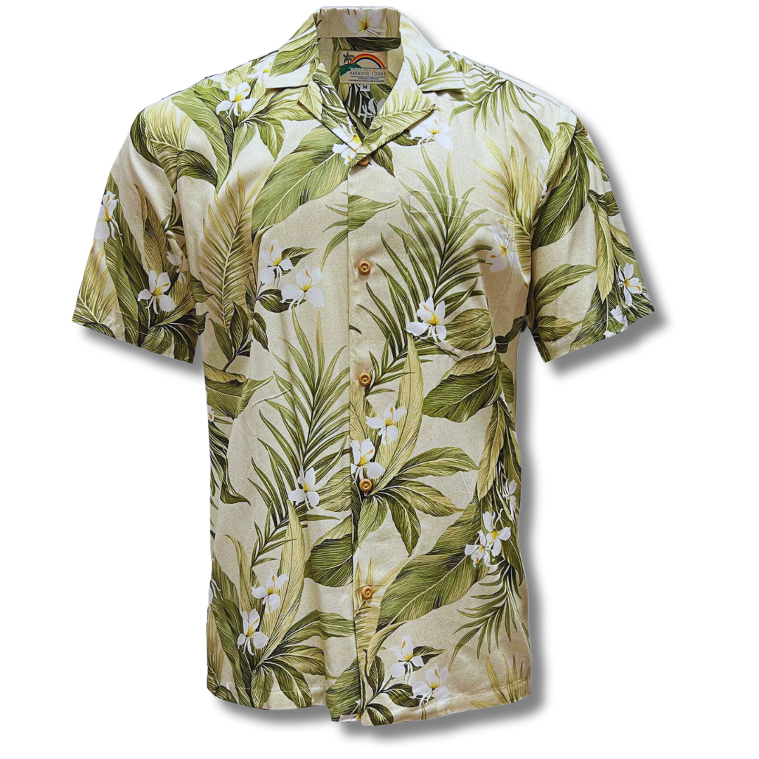 camisa hawaiana, camisa paradise found, paradise found, camisa hecha en hawai, camisa de rayon, temporada 2024