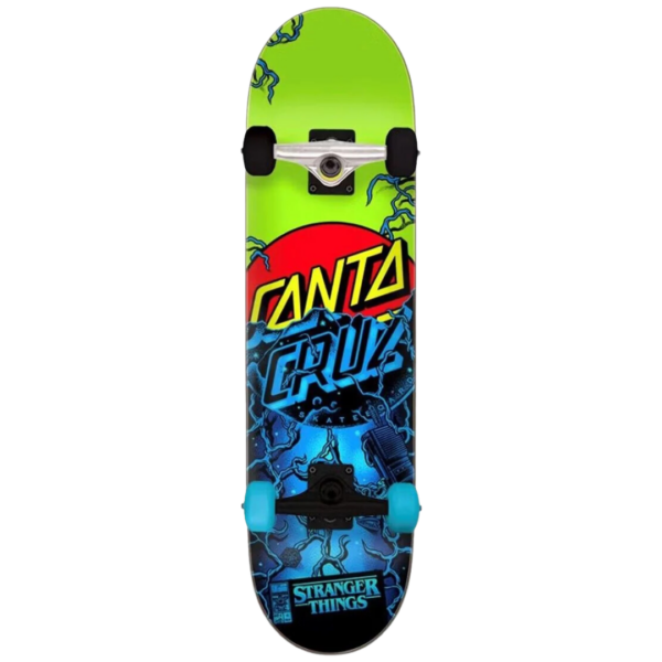 skate completo santa cruz x stranger things, comprar skate barato, monopatin principiante